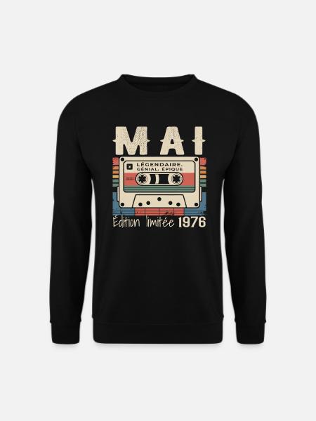 Mai 1976 - Sweat-shirt Unisexe - noir