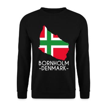 Bornholm, Danemark - Sweat-shirt Unisexe - noir - Devant - Alina (178cm) & Michal (187cm)