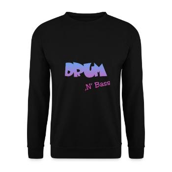 Drum n Bass - Unisex Pullover - Schwarz - Vorne - Alina (178cm) & Michal (187cm)