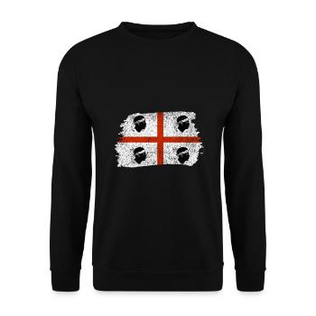 Sardinia - Unisex Sweatshirt - black - Front - Alina (178cm) & Michal (187cm)