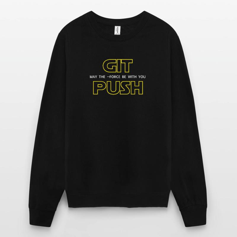 Développeur Git Push Nerd Developer Developer Sweat-shirt Unisexe