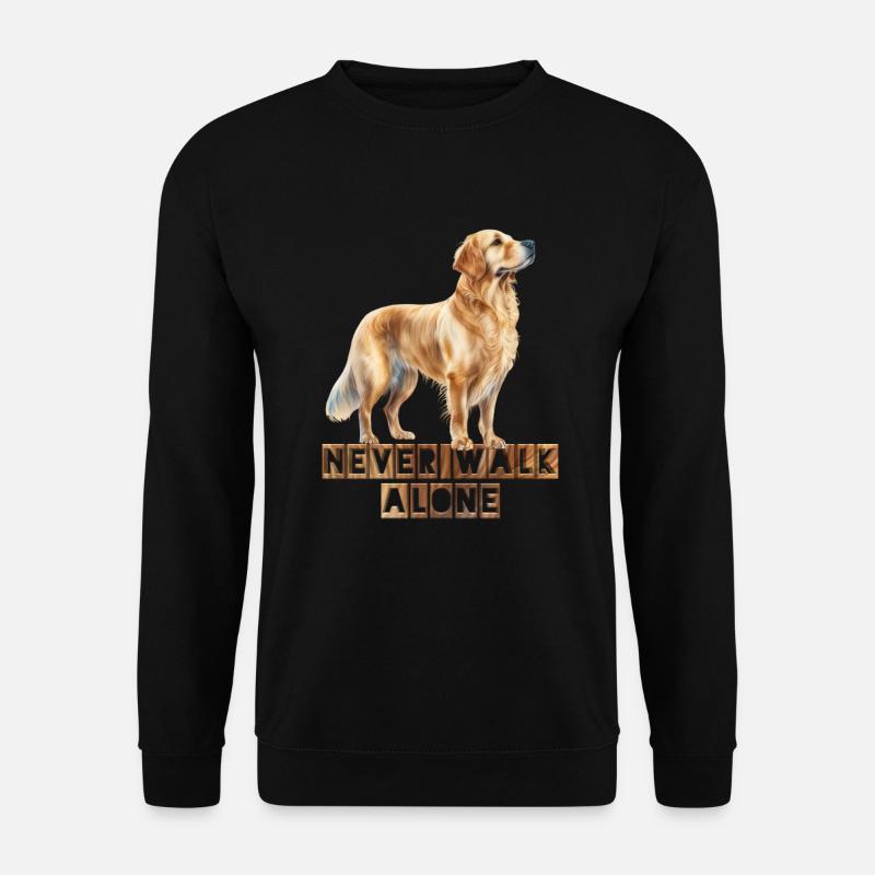 Golden Retriever - Unisex Pullover - Schwarz