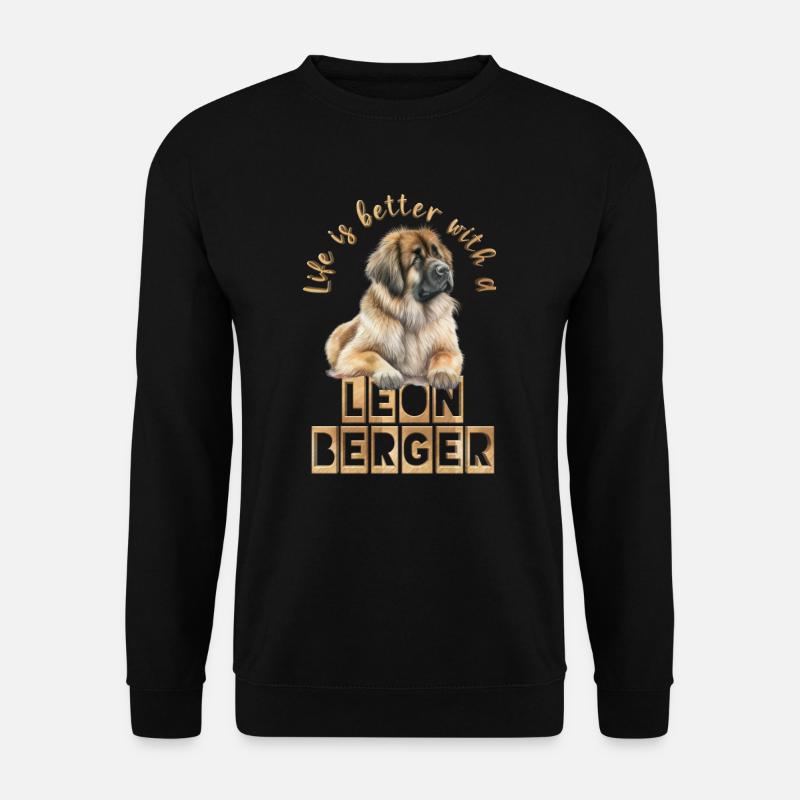 Leonberger | - Unisex Pullover - Schwarz