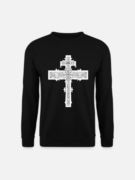 Cross GOD - Unisex Sweatshirt - black