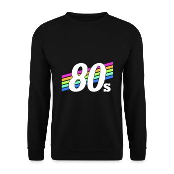 graphique néon - Sweat-shirt Unisexe - noir - Devant - Alina (178cm) & Michal (187cm)