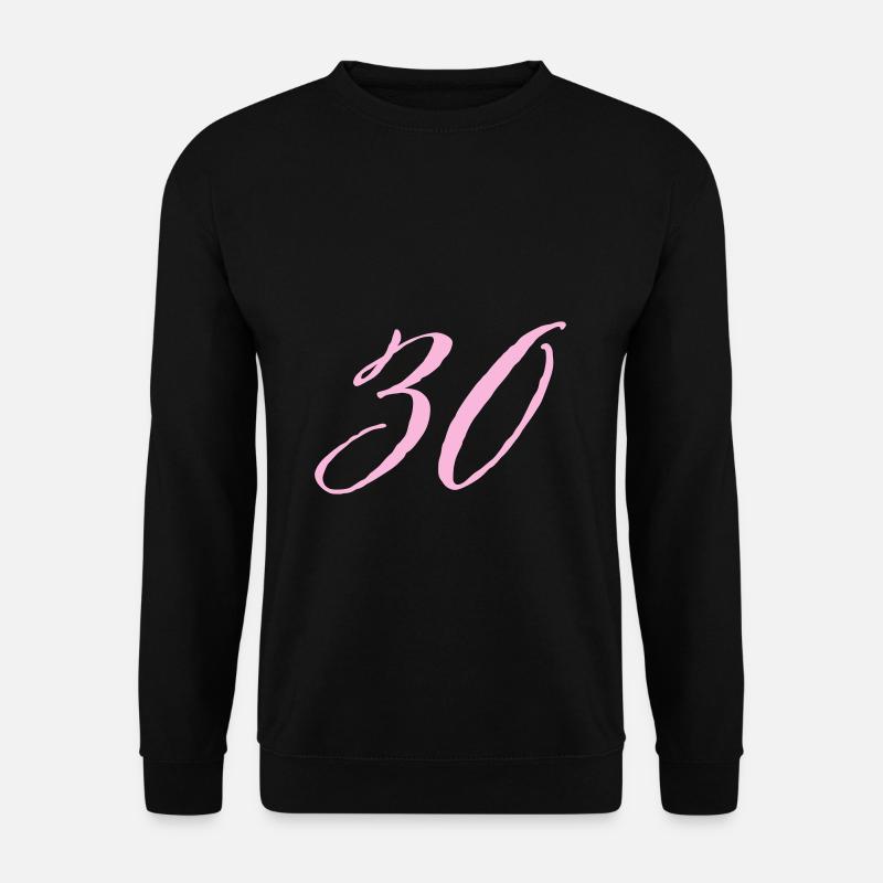 30e anniversaire 30 ans - Sweat-shirt Unisexe - noir