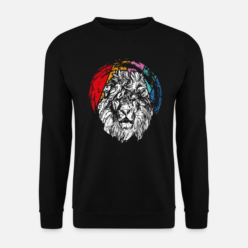 Lion's head - Unisex Sweatshirt - black