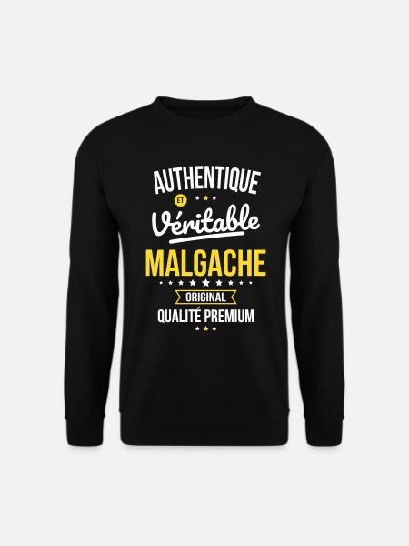Authentique et véritable Malgache - Original - Sweat-shirt Unisexe - noir