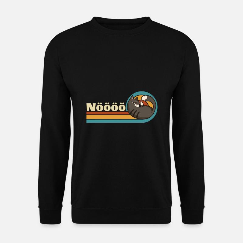 Lustige Katze - Unisex Pullover - Schwarz