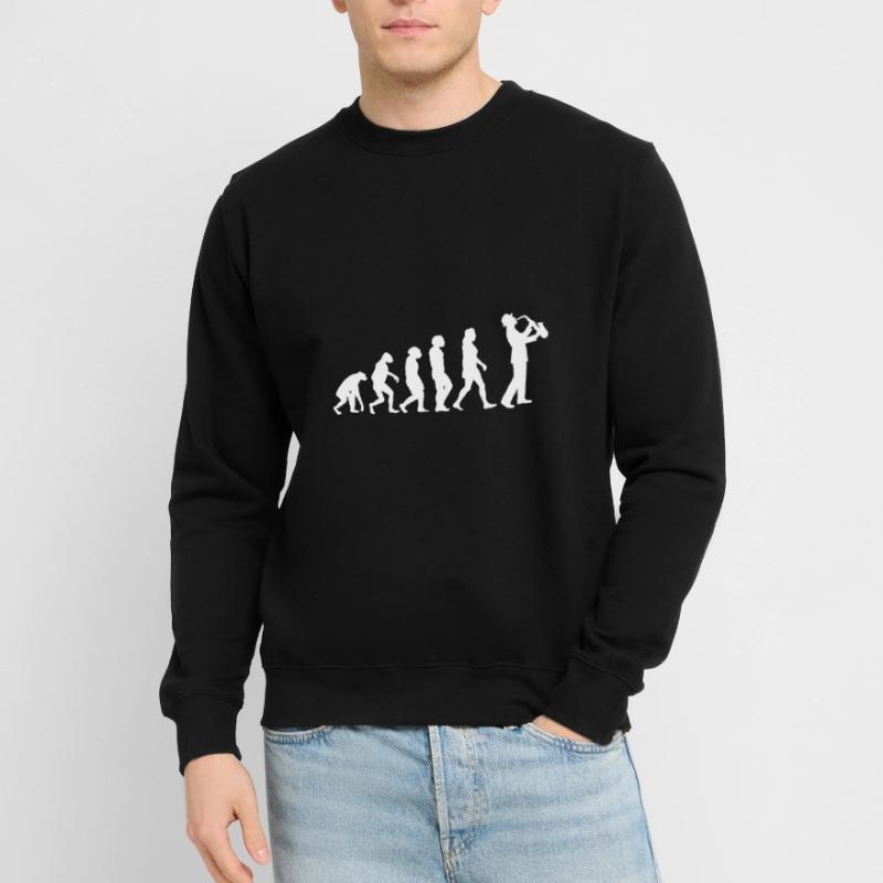 Saxophone Evolution Unisex Sweatshirt