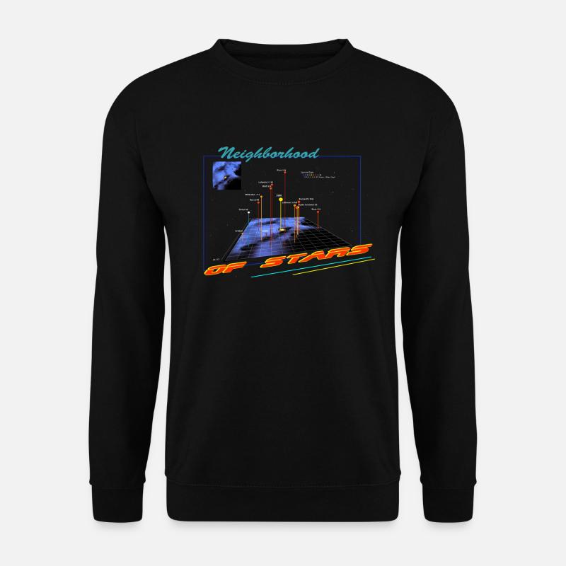 kosmische nachbarschaft - Unisex Pullover - Schwarz