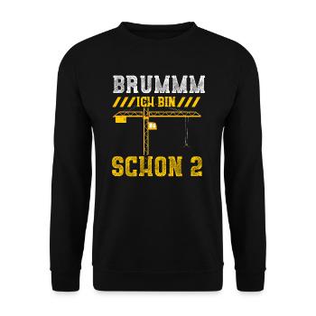 Brummm Ich Bin Schon 2 - Unisex Pullover - Schwarz - Vorne - Alina (178cm) & Michal (187cm)