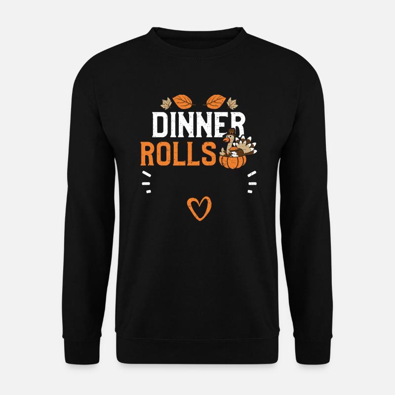 Dinner Rolls - Thanksgiving - Unisex Pullover - Schwarz