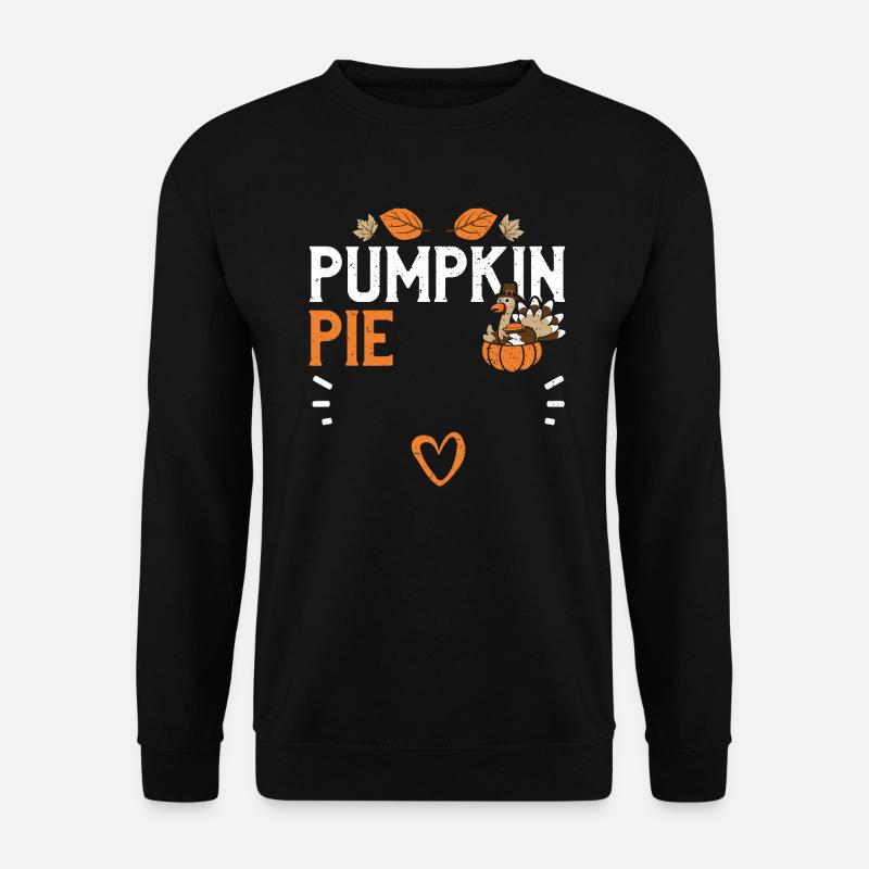 Pumpkin Pie - Thanksgiving - Unisex Sweatshirt - black