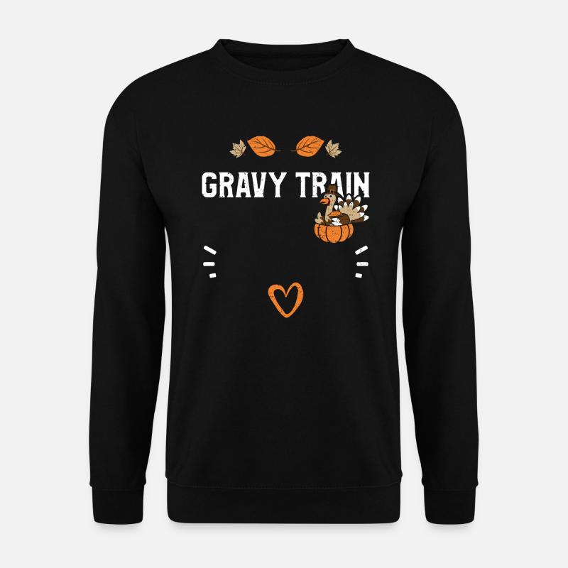 Gravy Train - Thanksgiving - Unisex Sweatshirt - black