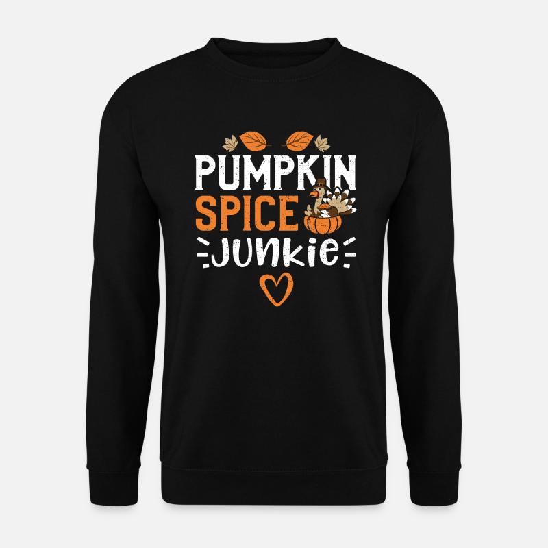 Pumpkin Spice Junkie - Unisex Sweatshirt - black