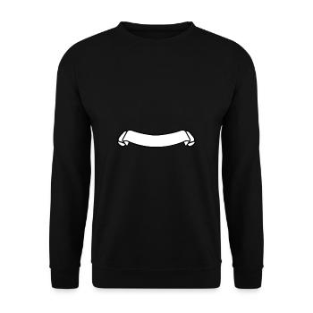 Swinging banner - Unisex Sweatshirt - black - Front - Alina (178cm) & Michal (187cm)