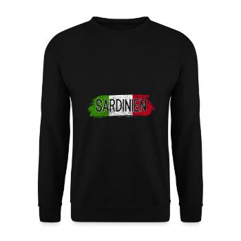 Sardinia Italy - Unisex Sweatshirt - black - Front - Alina (178cm) & Michal (187cm)