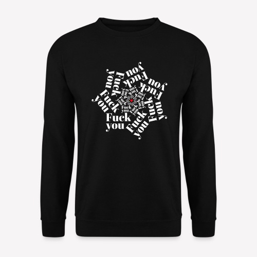 Fuck You - Mandala Star (hvid) - Unisex sweater