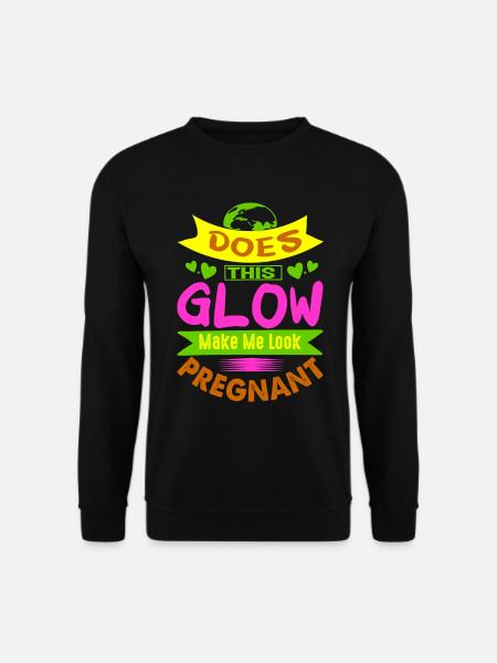 Mutter Schwanger Baby Säugling T-Shirt Mama - Unisex Pullover - Schwarz