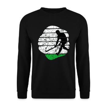 Field Hockey Artificial Grass Hockey Hockey Player Hockey - Unisex Sweatshirt - black - Front - Alina (178cm) & Michal (187cm)