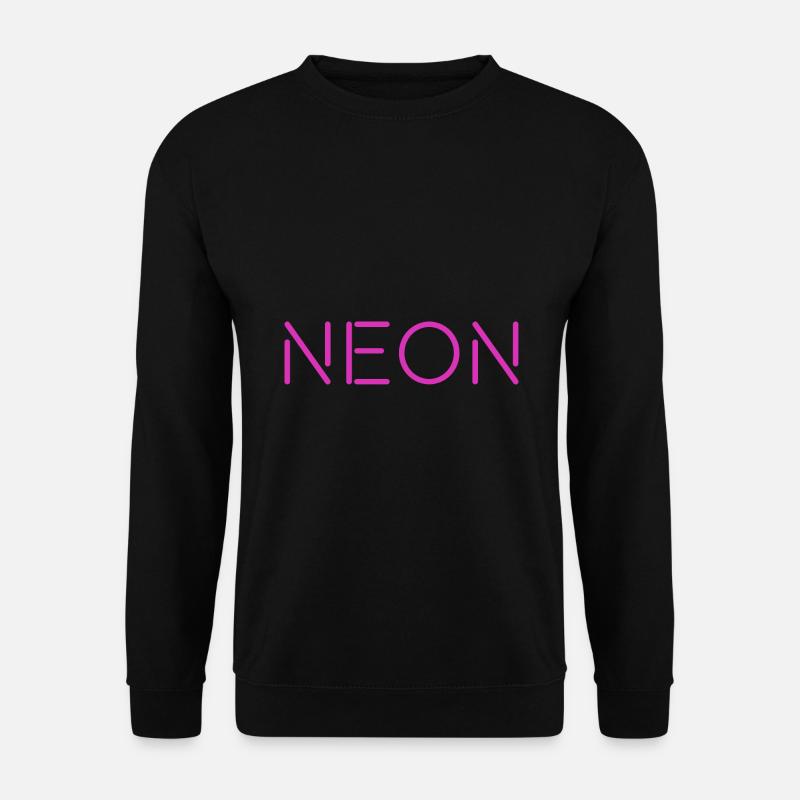 neon logo - Unisex Pullover - Schwarz