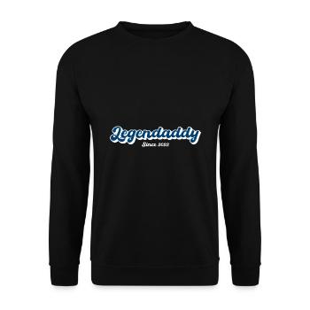 Dad funny saying - Unisex Sweatshirt - black - Front - Alina (178cm) & Michal (187cm)