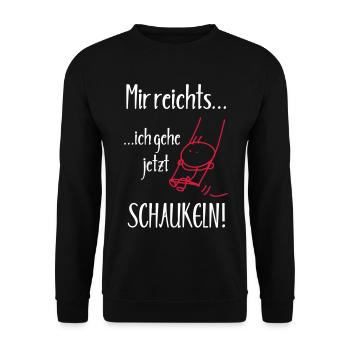 Je vais bien, je vais bercer maintenant! - Sweat-shirt Unisexe - noir - Devant - Alina (178cm) & Michal (187cm)