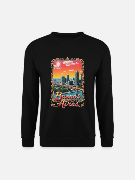 Buenos Aires Skyline – Argentine Cityscape - Unisex Sweatshirt - black