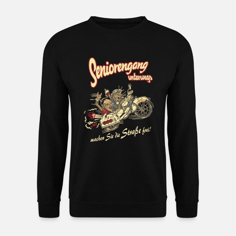 Design 2016 - Seniorengang - RAHMENLOS tshirt - Unisex Pullover - Schwarz
