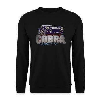 Dream Cars Shelby AC Cobra Gift - Unisex Sweatshirt - black - Front - Alina (178cm) & Michal (187cm)