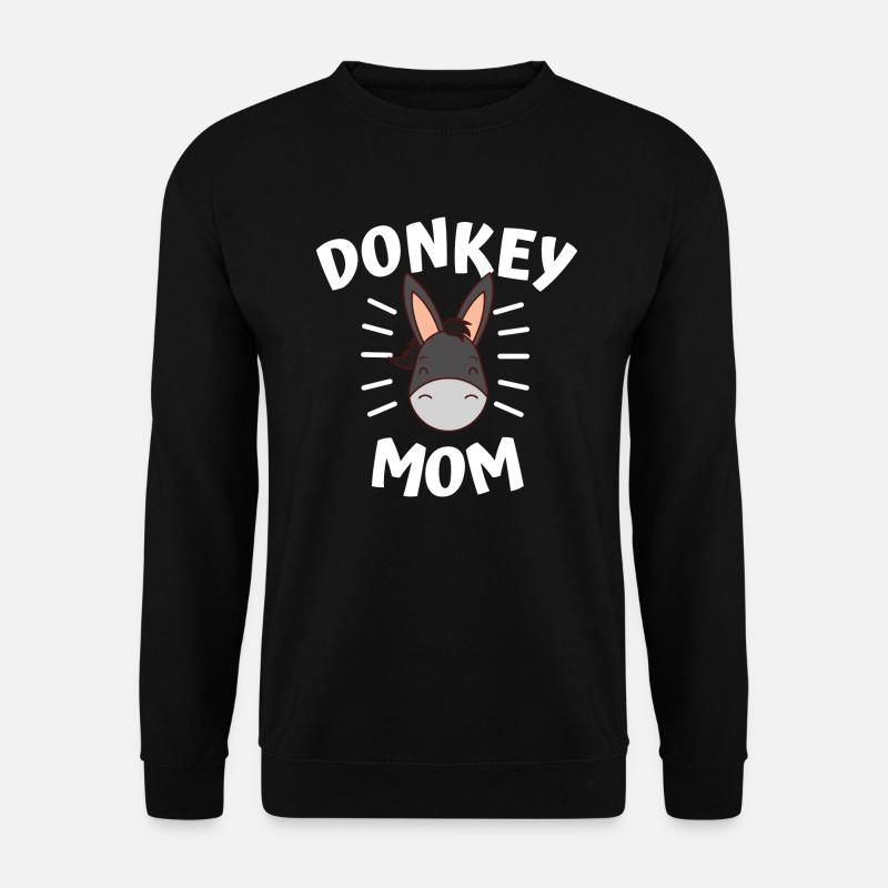 Donkey Mom - Unisex Sweatshirt - black