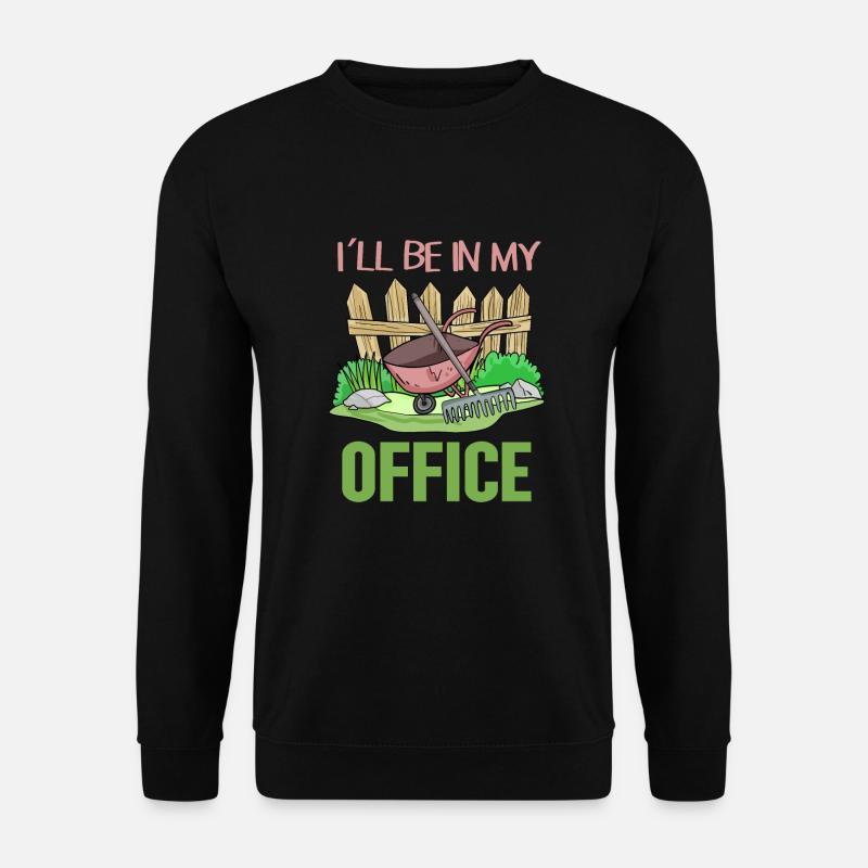 Garten Gartenarbeit Gärtner - Unisex Pullover - Schwarz