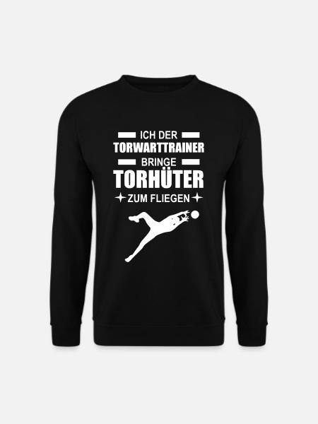 Torwarttrainer Fußballmannschaft - Unisex Pullover - Schwarz