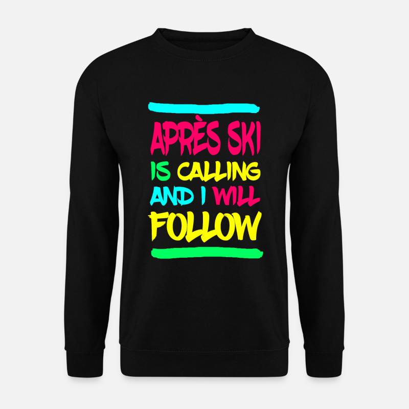 Apres Ski - Unisex Pullover - Schwarz