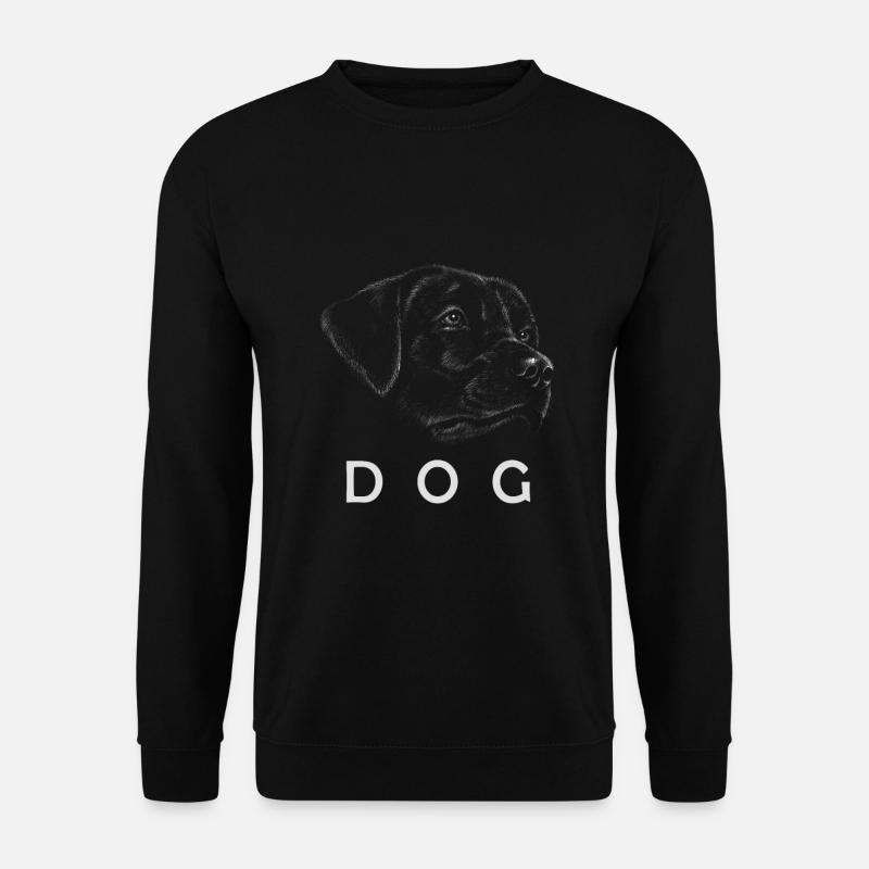 chien - Sweat-shirt Unisexe - noir