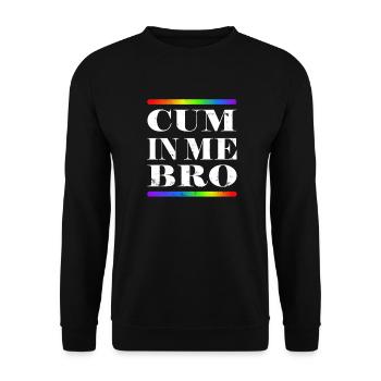 VENEZ EN MOI BRO! - Sweat-shirt Unisexe - noir - Devant - Alina (178cm) & Michal (187cm)