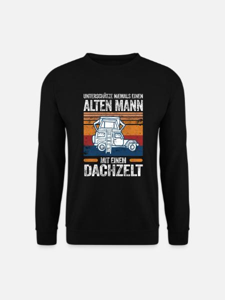 Dachzelt Camping Autozelt Abenteuer Dachzelten - Unisex Pullover - Schwarz