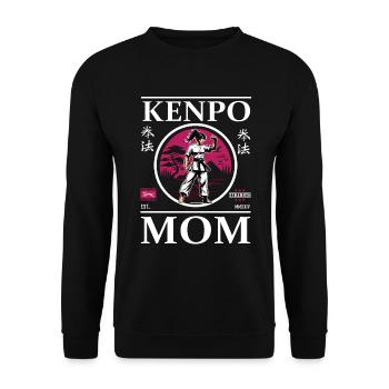 Kenpo Karate Mom - Unisex Sweatshirt - black - Front - Alina (178cm) & Michal (187cm)