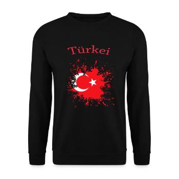 Türkei - Unisex Pullover - Schwarz - Vorne - Alina (178cm) & Michal (187cm)