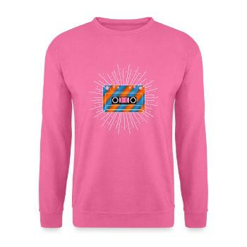 Music Music Tape Cassette Walkman Gift - Unisex Sweatshirt - pink - Front