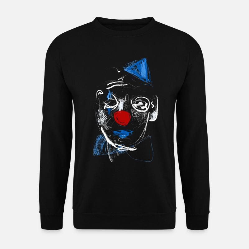 Der Clown - Unisex Pullover - Schwarz