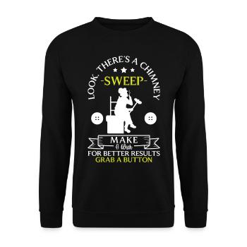 Ramoneur Lucky Charm Craft Ramoneur - Sweat-shirt Unisexe - noir - Devant - Alina (178cm) & Michal (187cm)