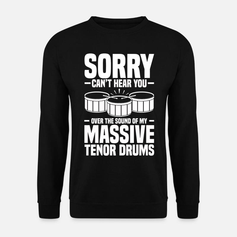 Tenor Schlagzeuger - Unisex Pullover - Schwarz