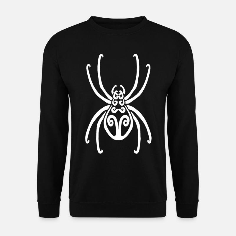 Weiße Spinne - Unisex Pullover - Schwarz