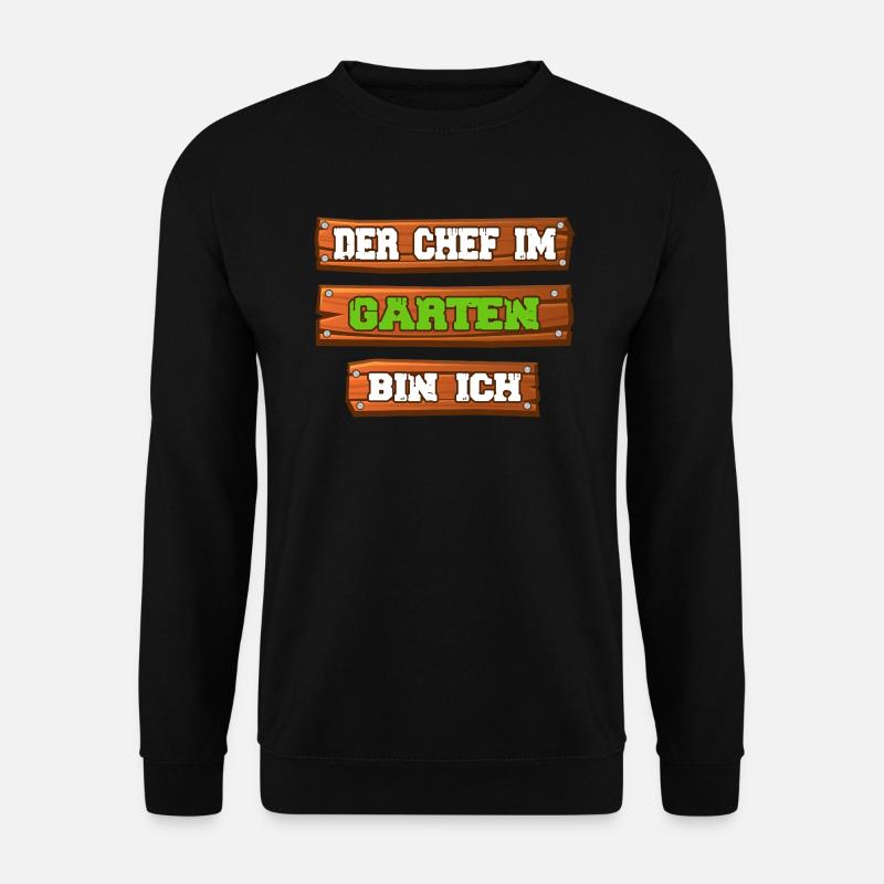 Garten Gartenchef Gartenregeln Kleingarten - Unisex Pullover - Schwarz