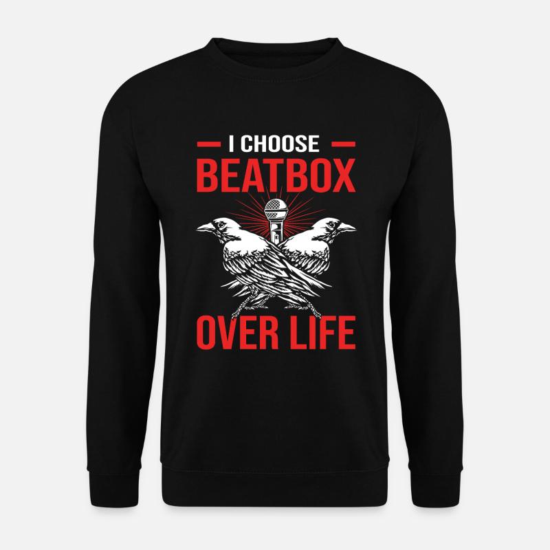 Beatbox - Unisex Pullover - Schwarz