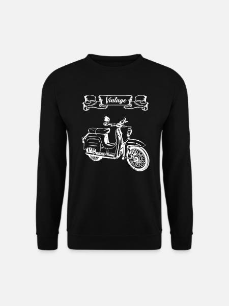 Simson Schwalbe Vintage Design - Unisex Pullover - Schwarz