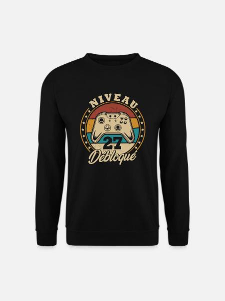 Niveau 27 débloque - Sweat-shirt Unisexe - noir