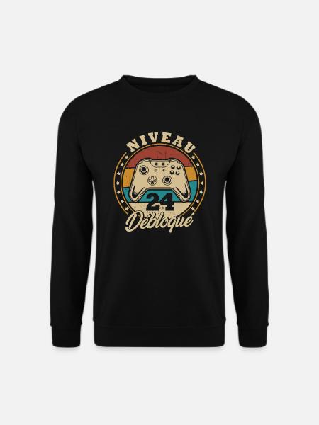 Niveau 24 débloque - Sweat-shirt Unisexe - noir